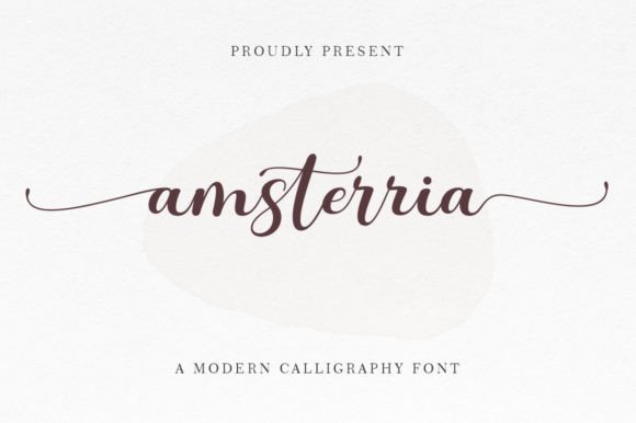 Amsterria: A Script Font for Elegant Design