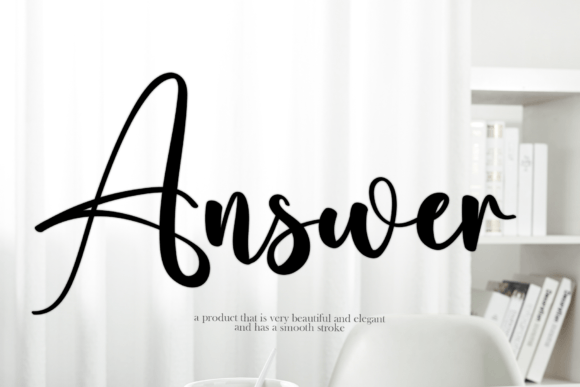 Answer: A Beautiful Handwritten Font