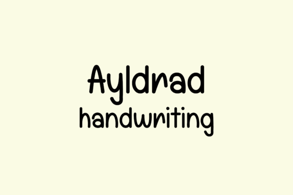 Ayldrad: A Whimsical Font for Creative Campaigns