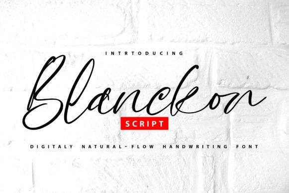 Blanckon: A Handwritten Font for Creative Makers