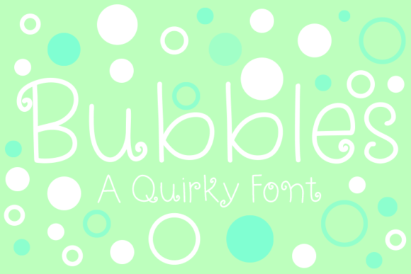 Bubbles: A Fun Font for Business Branding