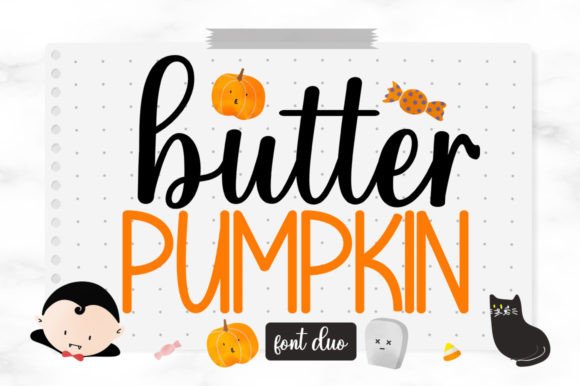 Butter Pumpkin Duo: A Font for Autumn Campaigns