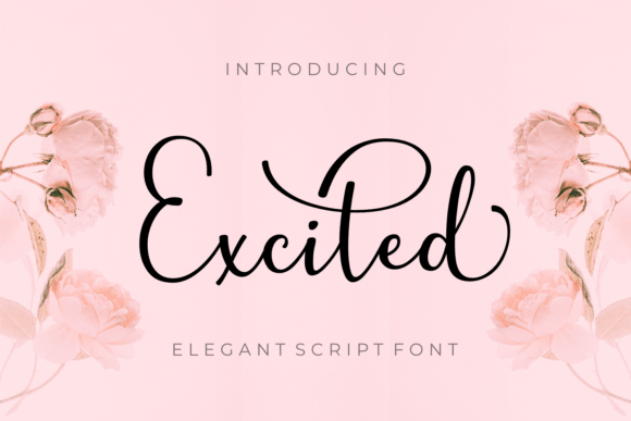 Excited: A Script Font for Elegant Web Design