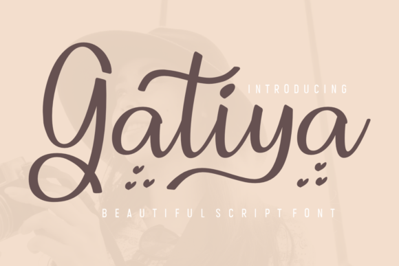 Gatiya: A Stylish Script Font for Creative Projects