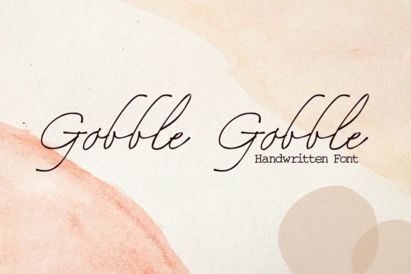 Gobble Gobble Font Review