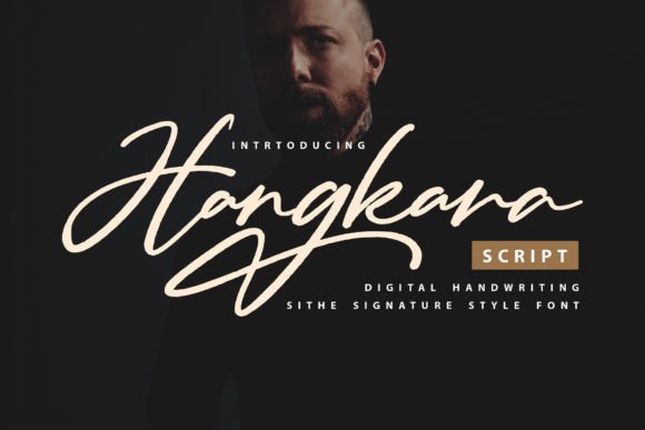 Hangkara: Elegant Handwritten Font