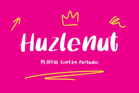 Huzlenut: A Handwritten Font for Web Design