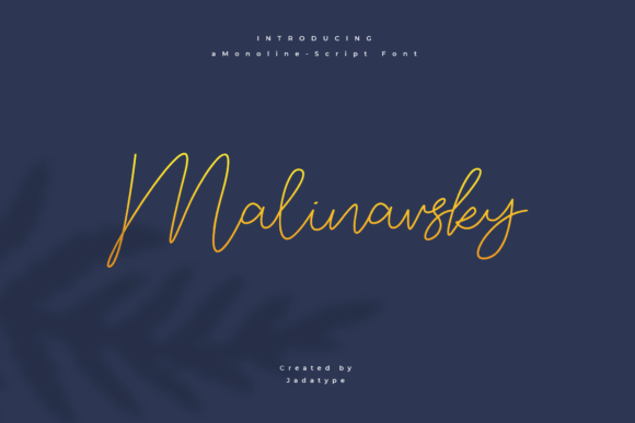 Malinavsky: A Script Font for Real-World Design