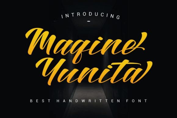 Maqine Yunita: A Handwritten Font for Elegant Design