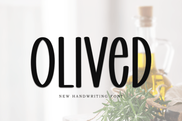 Olived: A Stylish Handwritten Font