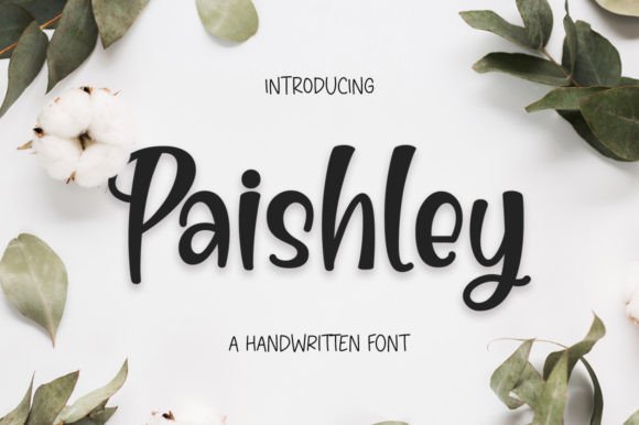 Paishley: A Handwritten Font That Feels Like a Thoughtful Signature