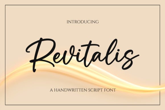 Revitalis: A Handwritten Font That Feels Like a Quiet Conversation