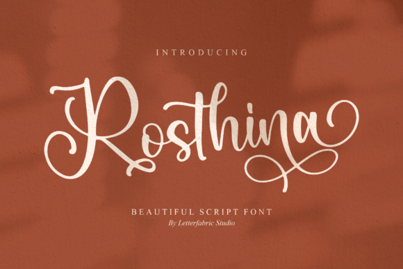 Rosthina – Elegant Script Font