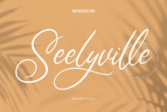 Seelyville: A Handwritten Font for Elegant Design