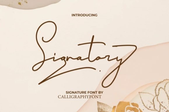 Signatory: A Dazzling Script Font