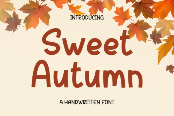 Sweet Autumn: A Handwritten Font for Creative Projects
