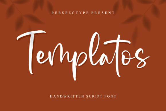Templatos: A Handwritten Font for Elegant Design