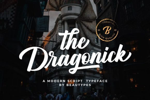 The Dragonick Font: Bold & Beautiful