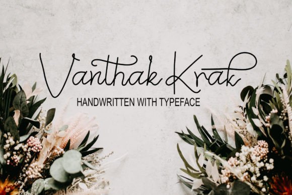 Vanthak Krak: A Playful Font for Creative Projects