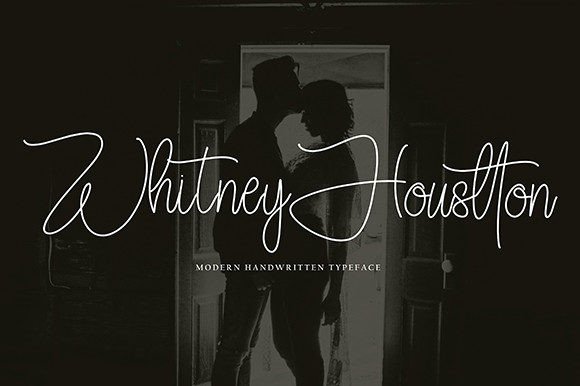 Whitney Houstton Font for Creative Projects